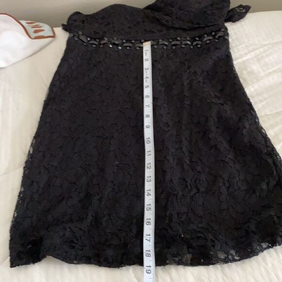 Windsor Black Lace Dress Sleeveless and Backless Size 11/12 - Picture 8 of 12